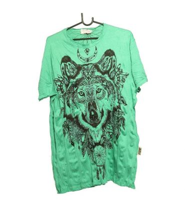 "Sure" Wolf dreamcatcher T-shirt size L