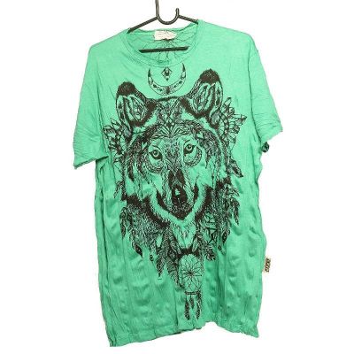 "Sure" Wolf dreamcatcher T-shirt size L