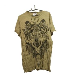 "Sure" Wolf dreamcatcher T-shirt size L