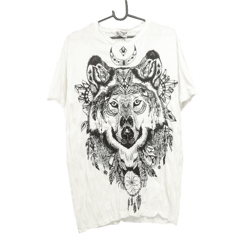 "Sure" Wolf Dreamcatcher T-Shirt Size L