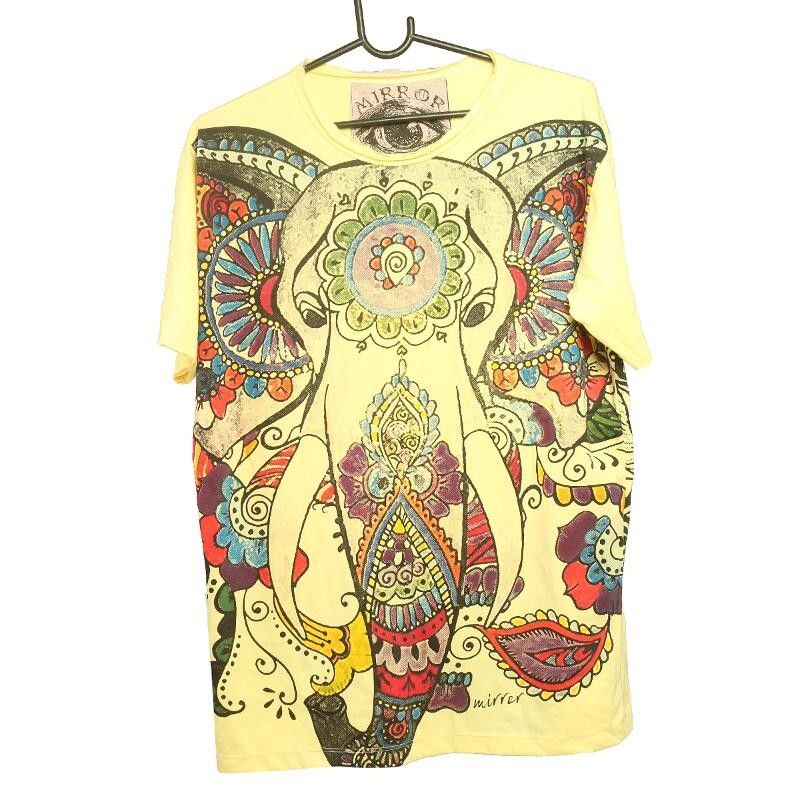 "Mirror" T-shirt Éléphant Ganesha Taille M