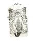 "Mirror" T-shirt Éléphant Ganesha Taille M