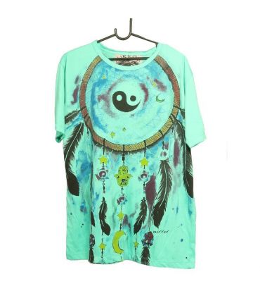 "Mirror" dreamcatcher T-shirt size L