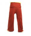 Thai fisherman pants - red - extra long cotton