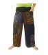 pantalones pescador tailandés remiendo Talla L