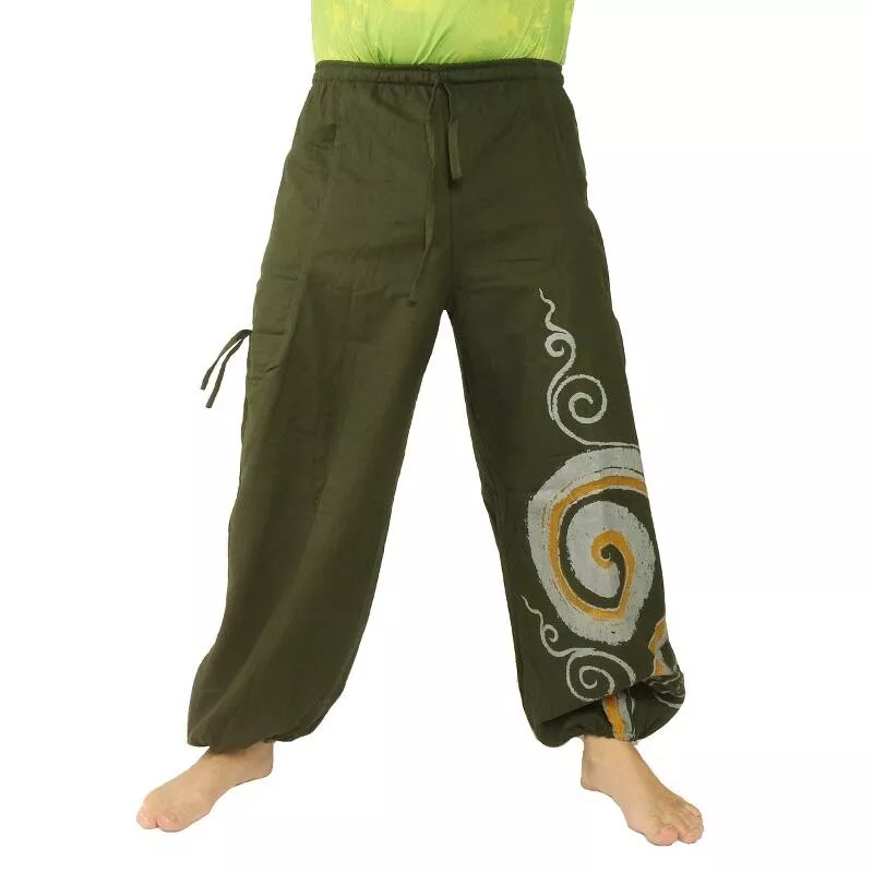 Thai Hippie Hose Spiral Muster
