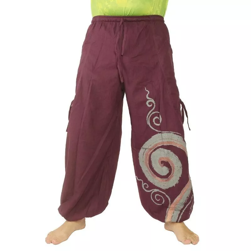 Thai Hippie Hose Spiral Muster