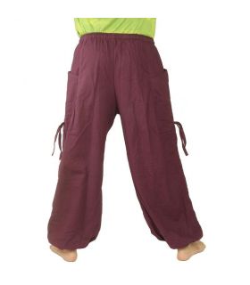 Pantalon hippie thaïlandais à motif spiralé