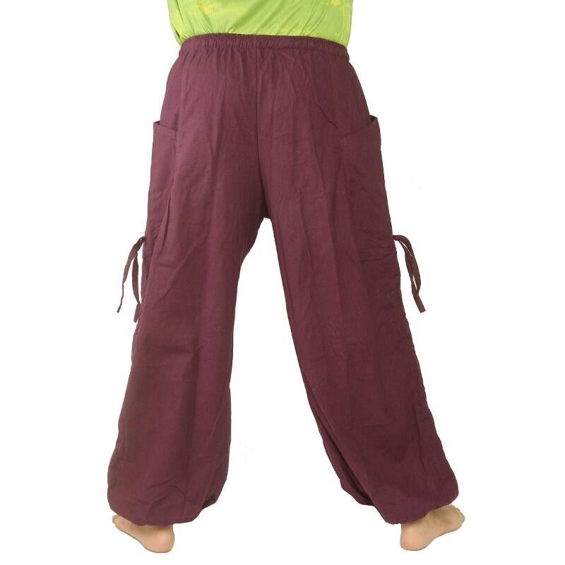 Pantalones hippie tailandeses en espiral