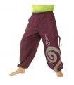 Pantalones hippie tailandeses en espiral