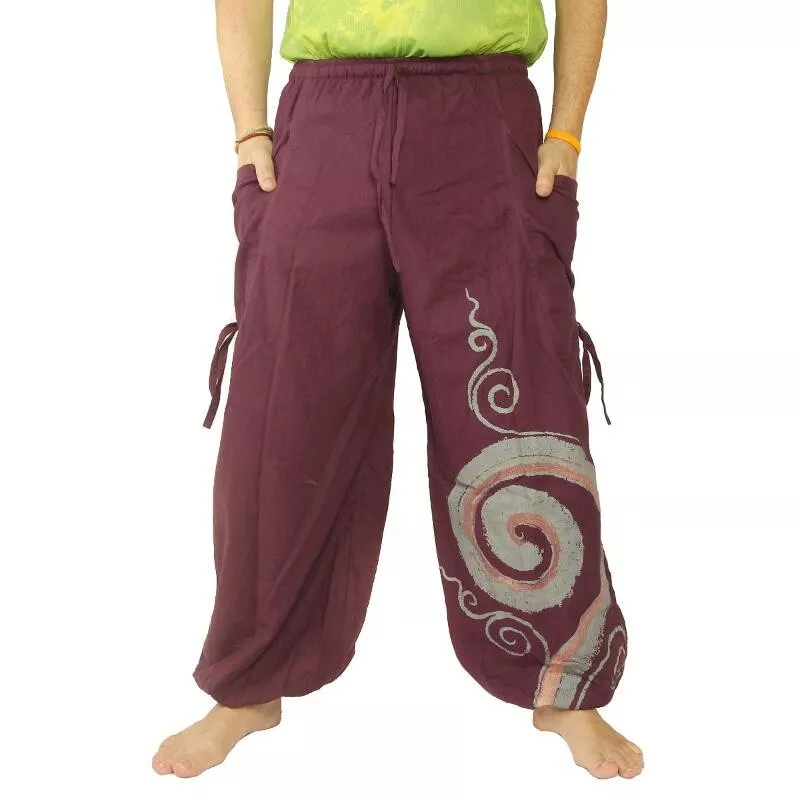 Thai Hippie Hose Spiral Muster