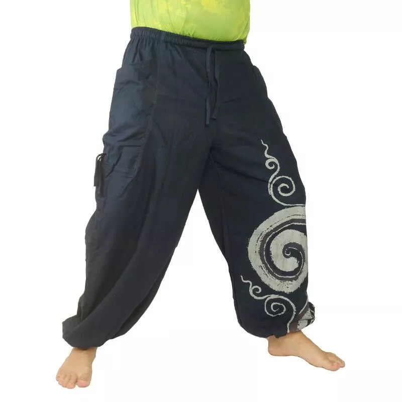 Thai Hippie Hose Spiral Muster