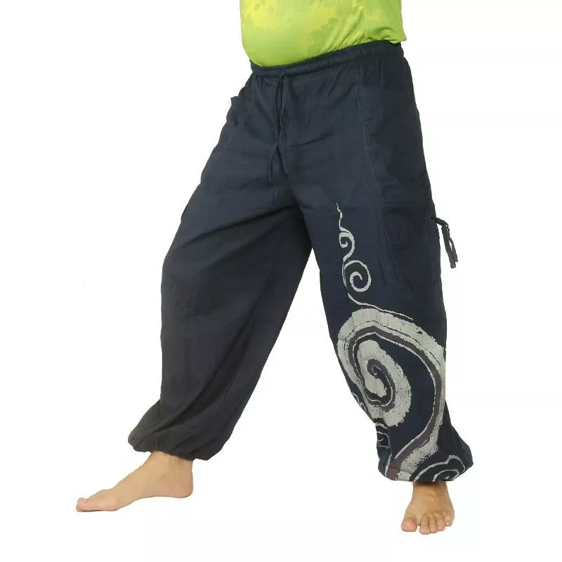 Thai Hippie Hose Spiral Muster