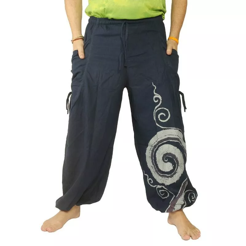 Thai Hippie Hose Spiral Muster