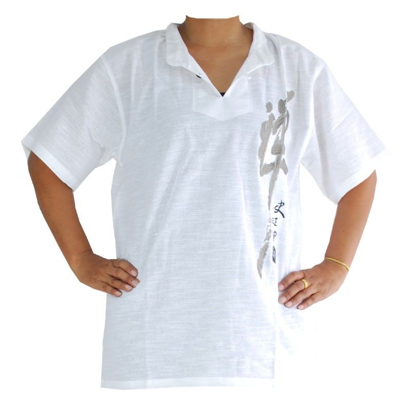 Razia Fashion - Leichtes Thai Baumwollhemd weiß Größe M