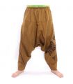 Harem pants drawstring waist - khaki