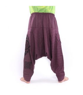 harem pants purple