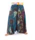 Harem pants for women mandala oriental flowers ornaments green blue