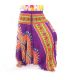 Harem pants for women african dashiki pattern violet