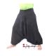 Pantalón Aladdin monocromo algodón negro