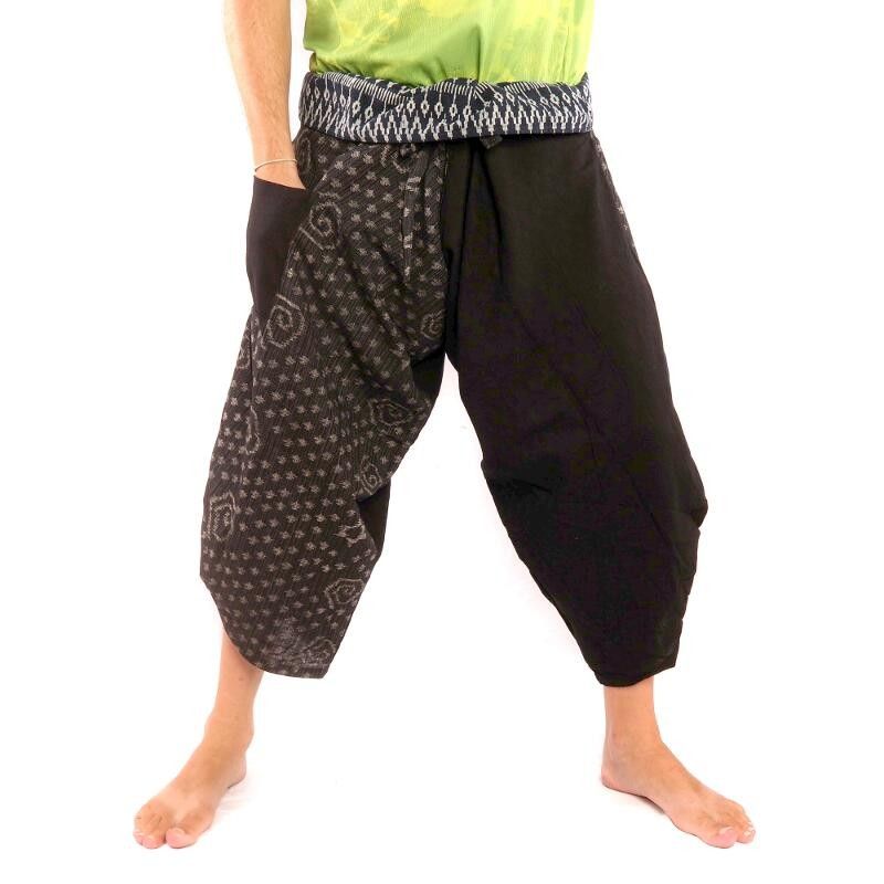 3/5 Pantalon de pêche thaïlandais Samurai - coton