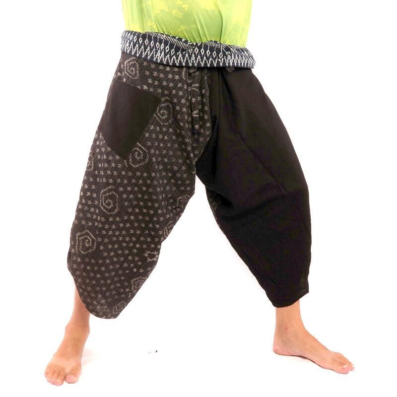 3/5 Pantalon de pêche thaïlandais Samurai - coton