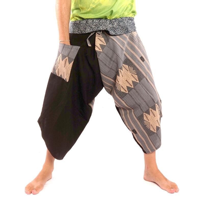 3/5 Pantalon de pêche thaïlandais Samurai - coton