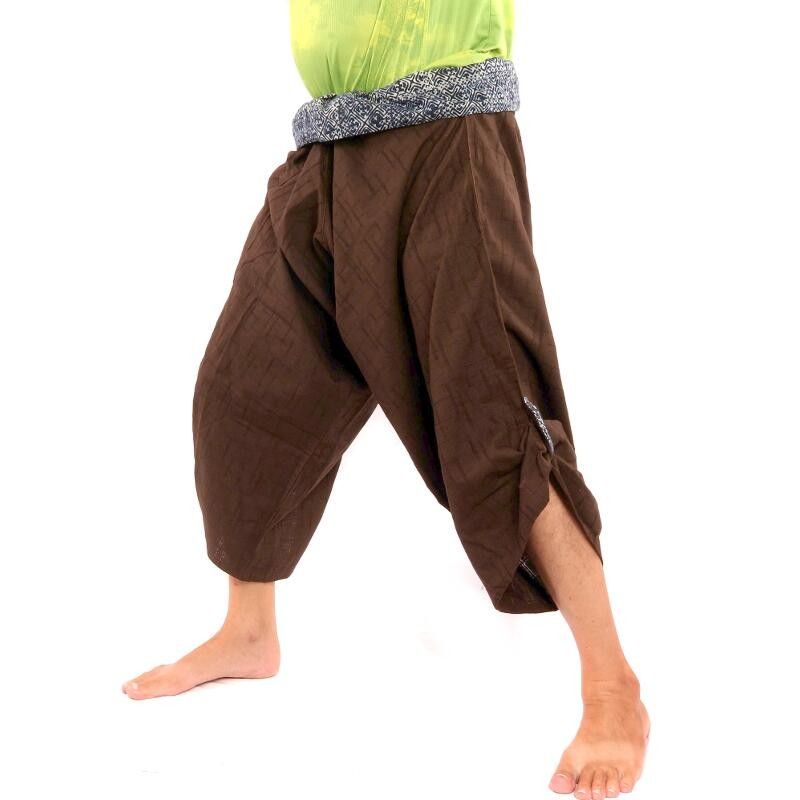 3/5 Pantalon de pêche thaïlandais Samurai - coton