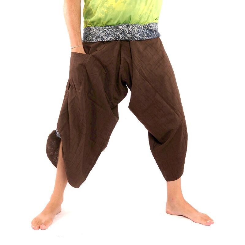 3/5 Pantalon de pêche thaïlandais Samurai - coton