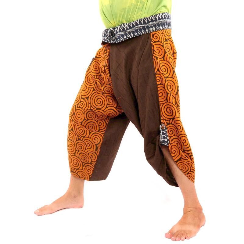 3/5 Pantalon de pêche thaïlandais Samurai - coton