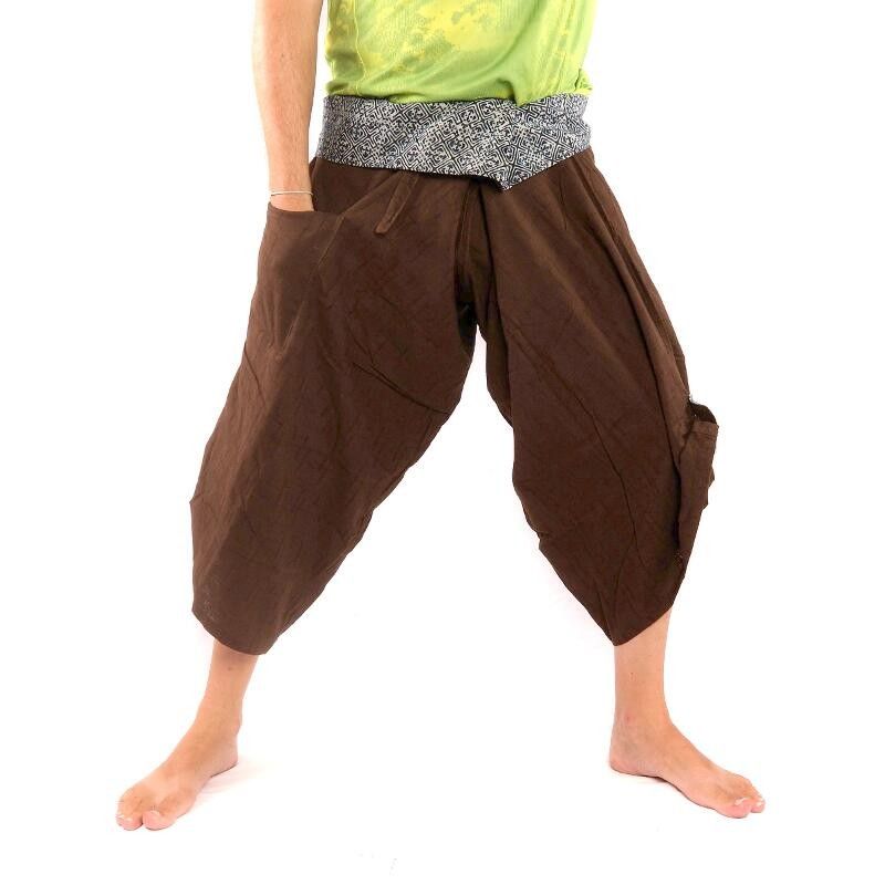 3/5 Pantalon de pêche thaïlandais Samurai - coton