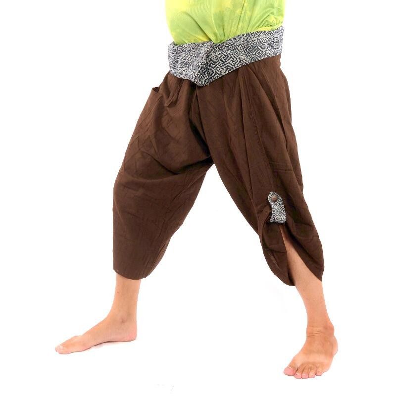 3/5 Pantalon de pêche thaïlandais Samurai - coton