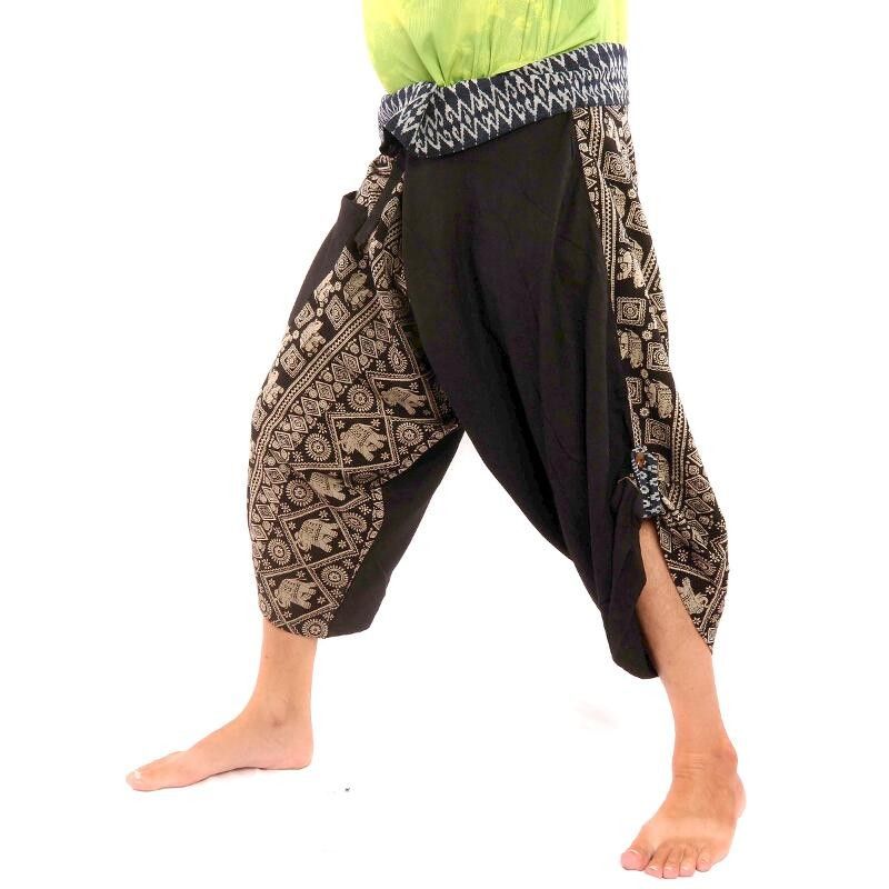 3/5 Pantalon de pêche thaïlandais Samurai - coton