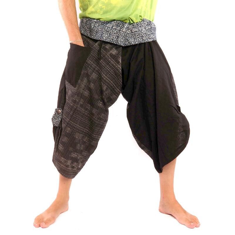 3/5 Pantalon de pêche thaïlandais Samurai - coton