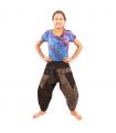 7/8 harem pants with side pockets ethno pattern