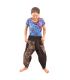 7/8 harem pants with side pockets ethno pattern