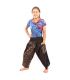 7/8 harem pants with side pockets ethno pattern