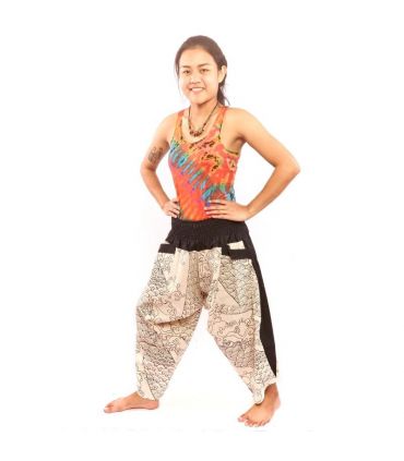 Pantalons de harem pour les femmes et les hommes - modèle ethnique