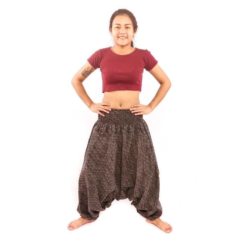 Thai harem pants wave pattern