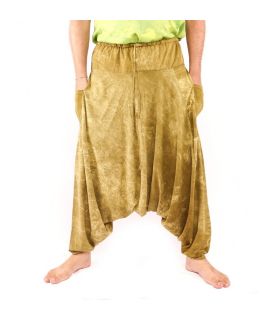 Aladinhose "Stone Washed" - Bequeme Haremshose aus 100% Baumwolle