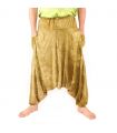 Aladinhose "Stone Washed" - Bequeme Haremshose aus 100% Baumwolle