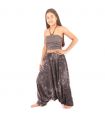 Aladinhose "Stone Washed" - Bequeme Haremshose aus 100% Baumwolle