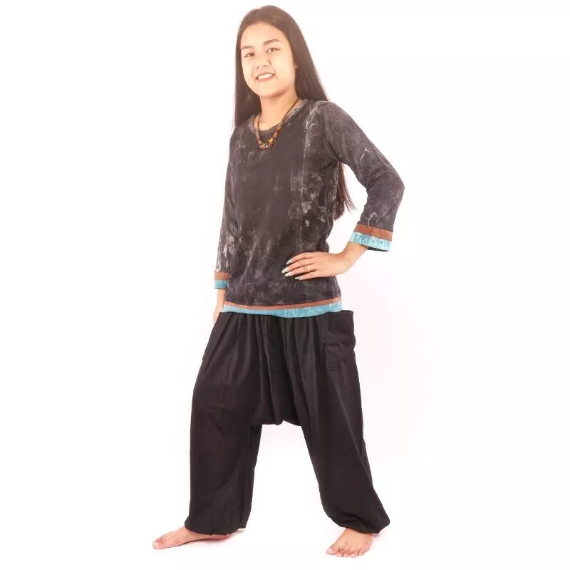 Langarmshirt Stone washed für Frauen