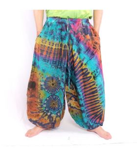 Pantalones de harén Rayon - Batik