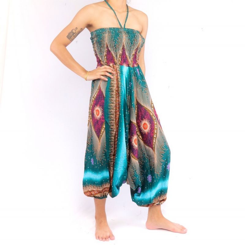 peacocks teal jumpsuit