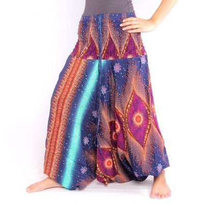 Harem pants jumpsuit for women Peacock