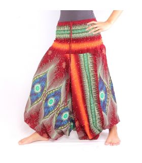 Pantalones de harén para mujeres Peacock