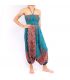harem pants jumpsuit roses and mandala