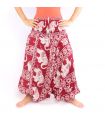 Elephant pants jumpsuit elephant pattern red