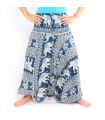 Elephant pants jumpsuit oriental elephant pattern